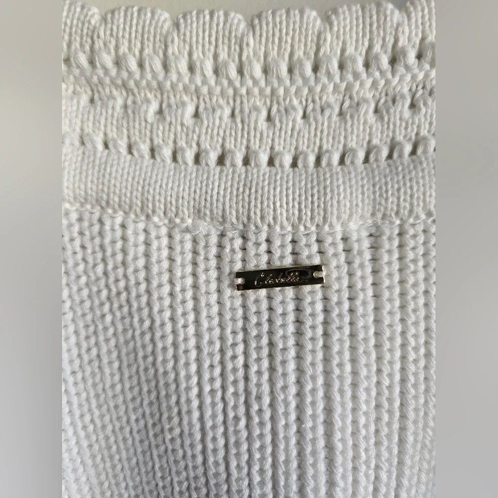 NWT! Cleobella, Rowan Sweater Top, Ivory, MSRP $198.00 - Picture 7 of 11